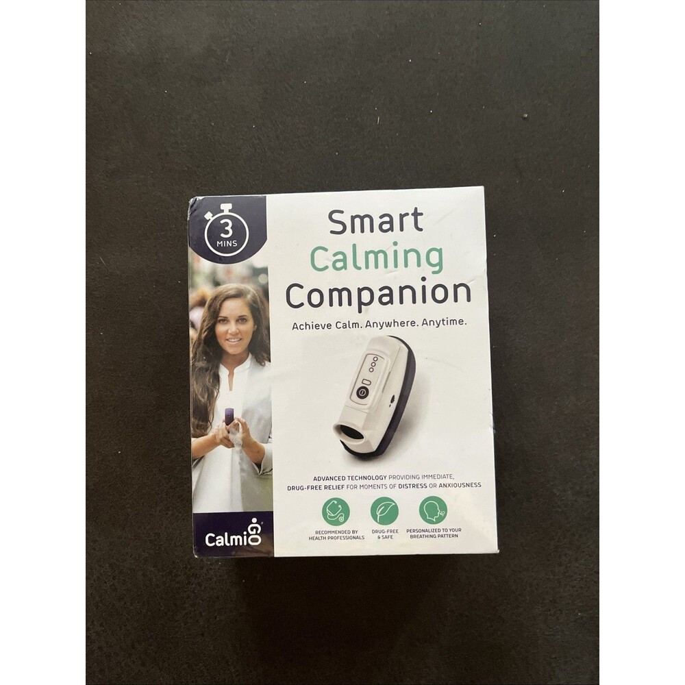CalmiGo Smart Calming Companion Natural Calming Devise New Sealed Anxiety Stress